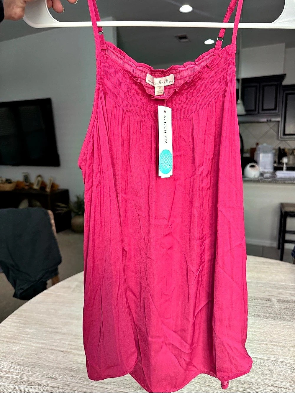 Stitch Fix Pink Tank Top Size Medium NWT